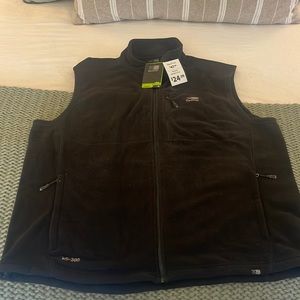 Brand new w tags black 4xl fleece vest